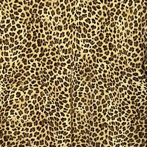 Jones New York Sport Leopard Print Sweater S Knit Top - Picture 7 of 11